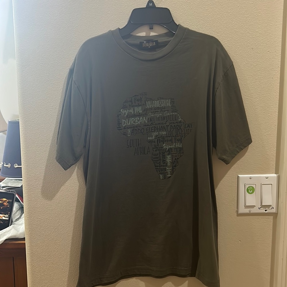 South Africa green men’s shirt